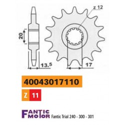 Pignone FANTIC 11DENTI 240-303-301
